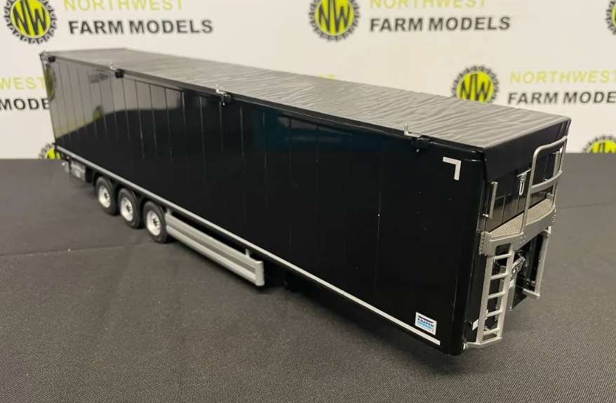 MARGE MODELS 2016-04 1:32 SCALE KNAPEN WALKING FLOOR TRAILER BLACK