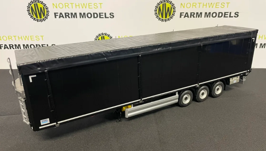 MARGE MODELS 2016-04 1:32 SCALE KNAPEN WALKING FLOOR TRAILER BLACK