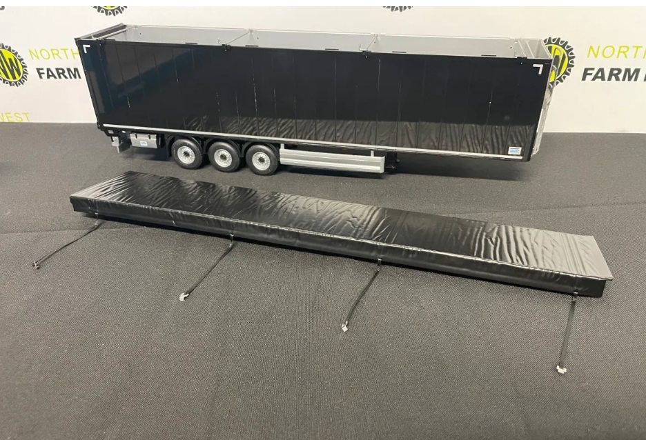 MARGE MODELS 2016-04 1:32 SCALE KNAPEN WALKING FLOOR TRAILER BLACK