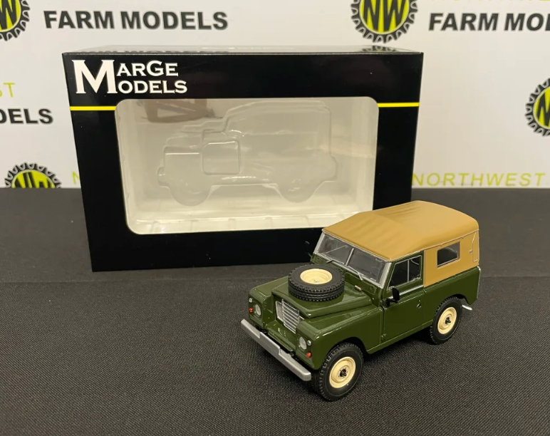 MARGE MODELS 2420-03 1:32 SCALE LAND ROVER SERIES 3 88 SOFT TOP DEEP BRONZE GREEN