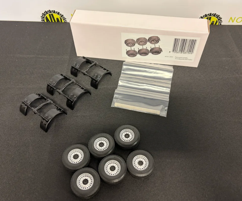 MARGE MODELS 2224 1:32 SCALE PARTS SET 6 WHEELS