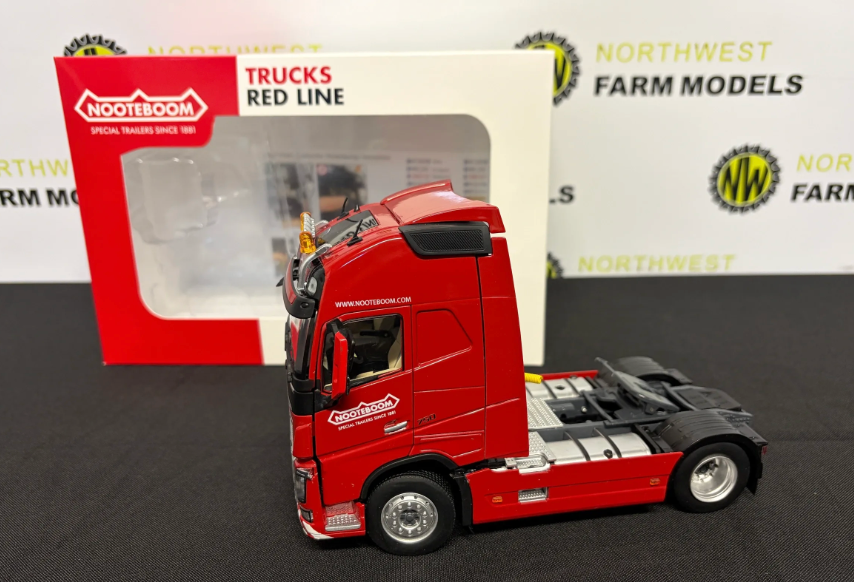 MARGE MODELS 1810-03-01 1:32 SCALE VOLVO FH16 4X2 RED NOOTEBOOM EDITION