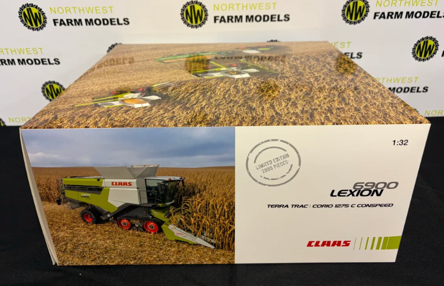 MARGE MODELS 0002577660 1:32 SCALE CLAAS LEXION 6900 TERRA TRAC WITH CORIO 1275C CONSPEED LIMITED EDITION