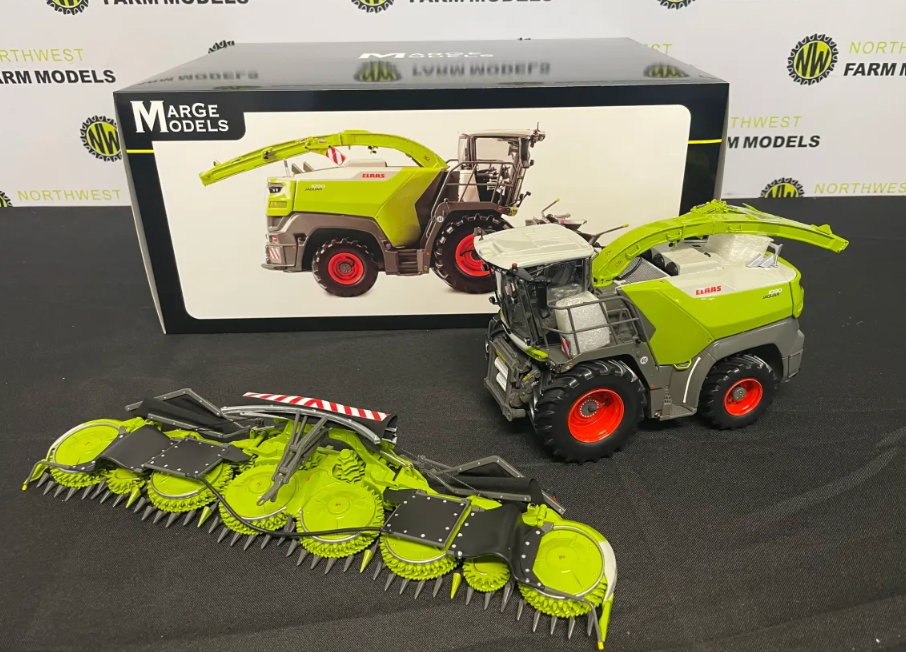 MARGE MODELS 2508 1:32 SCALE CLAAS JAGUAR 1090 WITH ORBIS 10500 FORAGE HARVESTER