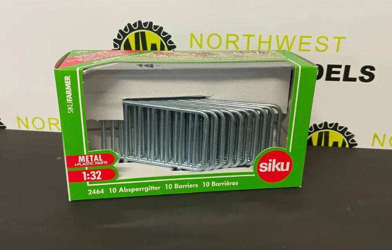 SIKU 1:32 SCALE 2464 10 PACK OF METAL BARRICADES