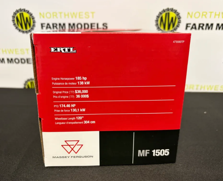 ERTL 475590TP 1:32 SCALE MASSEY FERGUSON 1505 TRACTOR