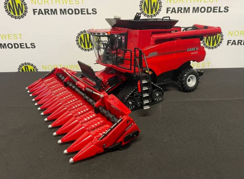 ERTL 1:32 SCALE 44403 CASE IH AFS CONNECT 9260 TRACKED COMBINE HARVESTER WITH HEADERS "PRESTIGE COLLECTION"