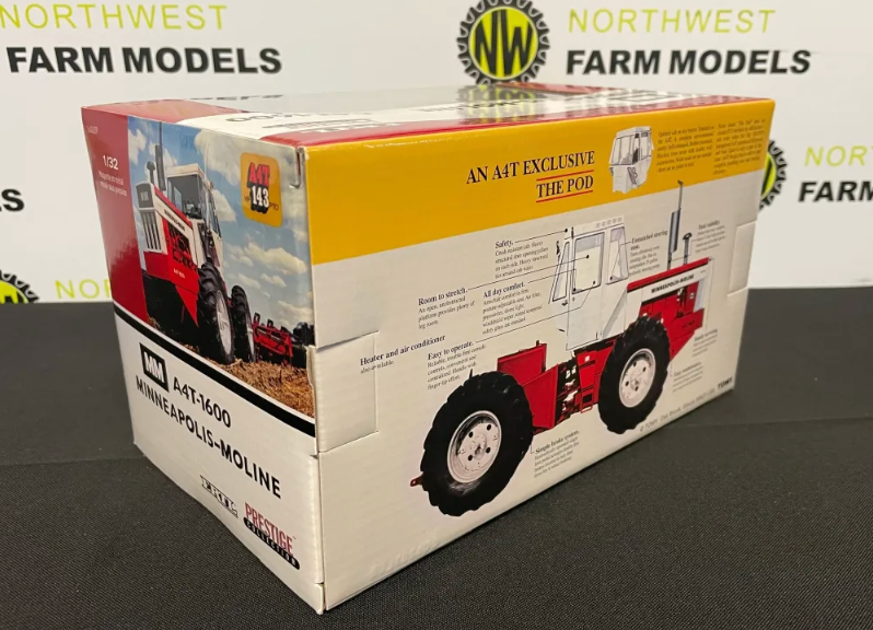 ERTL 1:32 SCALE 16404 MINNEAPOLIS MOLINE A4T-1600 4WD WITH DUAL WHEELS