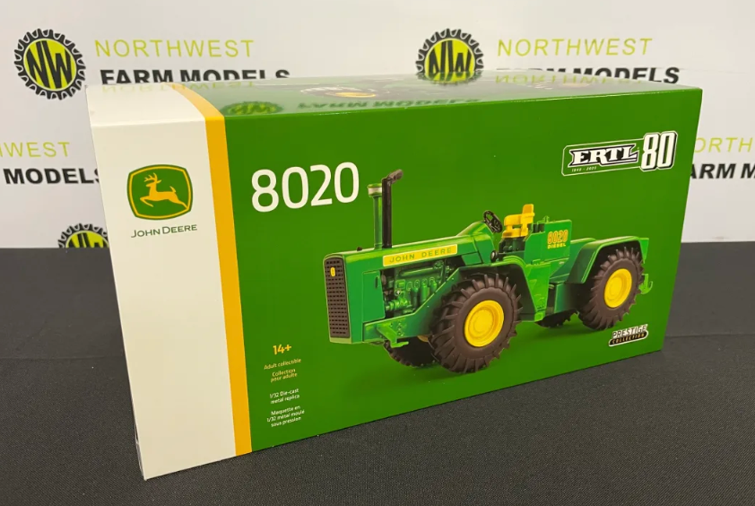 ERTL 45974 1:32 SCALE JOHN DEERE 8020 PRESTIGE COLLECTION ERTL 80 LIMITED EDITION