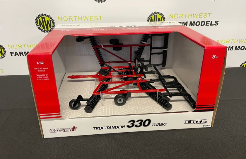 ERTL 44434 1:32 SCALE CASE IH TRUE TANDEM 330 TURBO CULTIVATOR