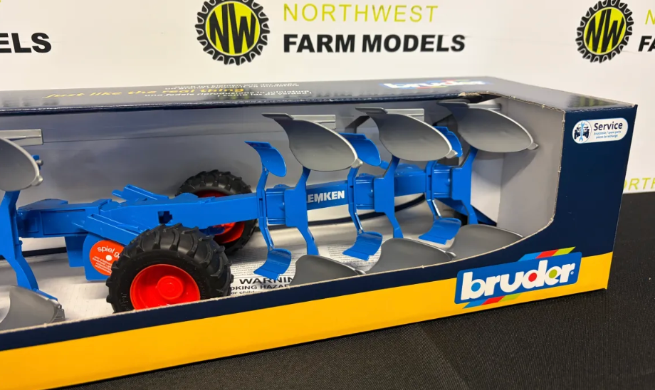 BRUDER 1:16 SCALE 02250 1:16 SCALE LEMKEN VARI-TITAN 7 FURROW PLOUGH