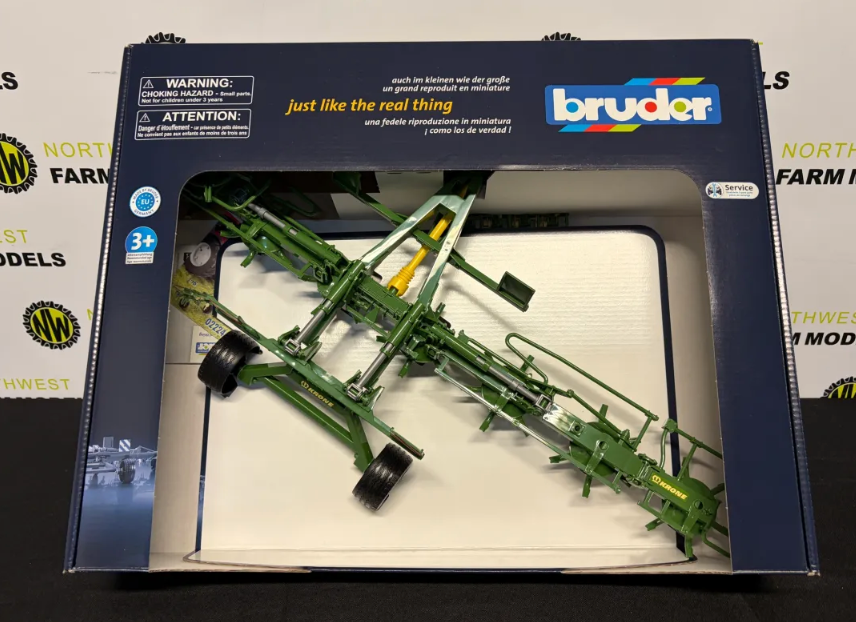 BRUDER 02224 1:16 SCALE KRONE KWT TEDDER