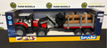 BRUDER 02318 1:16 SCALE MASSEY FERGUSON 7480 WITH FRONT LOADER AND LOG TRAILER
