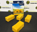 BRUDER 1:16 SCALE 02342 4 STRAW BALES