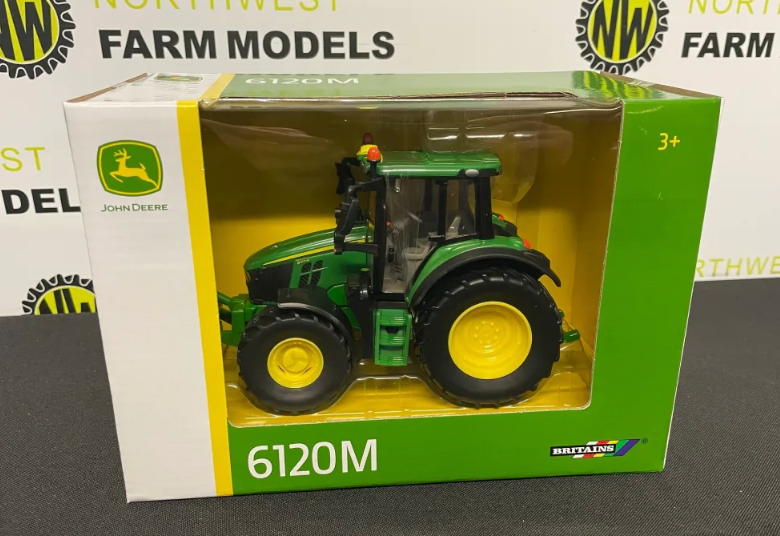BRITAINS 43248 1:32 SCALE JOHN DEERE 6120M TRACTOR