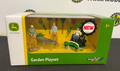 BRITAINS 43386 1:32 SCALE JOHN DEERE GARDEN PLAYSET
