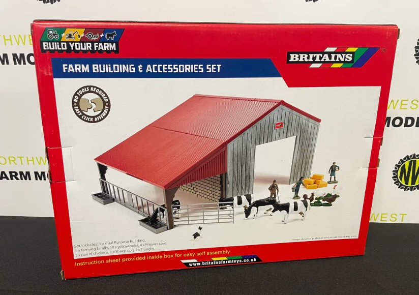 BRITAINS 43388 1:32 SCALE FARM BUILDING SET