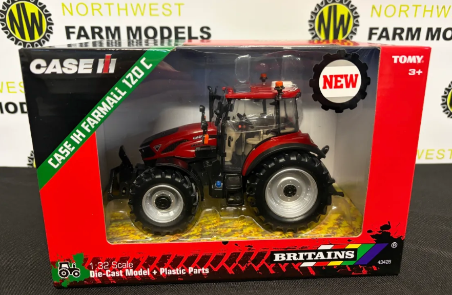BRITAINS 43428 1:32 SCALE CASE IH FARMALL 120C TRACTOR