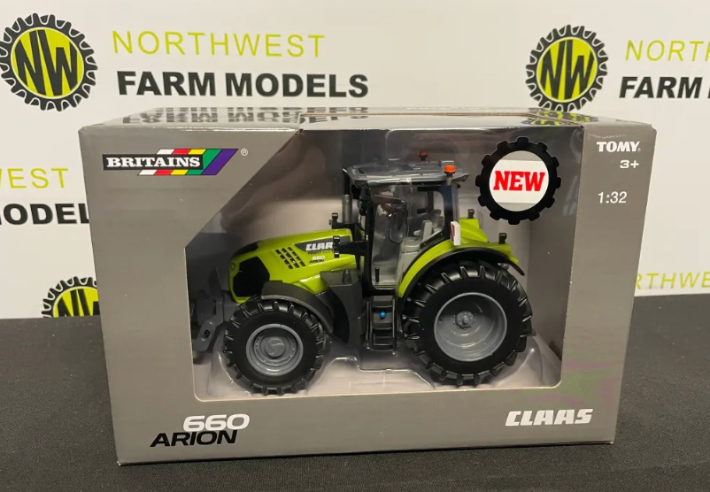 BRITAINS 43422 1:32 SCALE CLAAS ARION 660 NIGHT EDITION