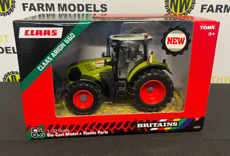 BRITAINS 1:32 SCALE 43374 CLAAS ARION 660 TRACTOR