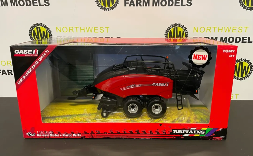 BRITAINS 43361 1:32 SCALE CASE IH LB434R XL BIG SQUARE BALER