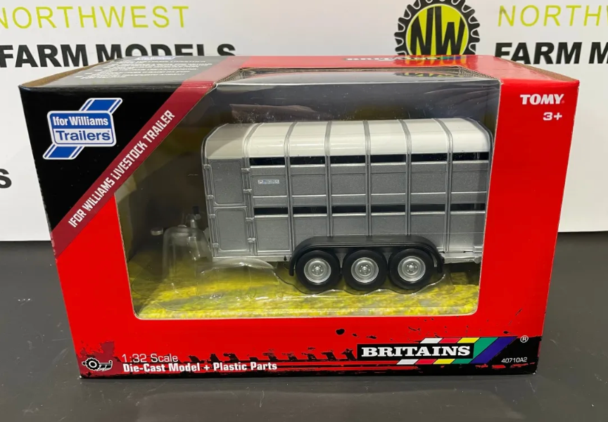 BRITAINS 40710A1 1:32 SCALE IFOR WILLIAMS LIVESTOCK TRAILER