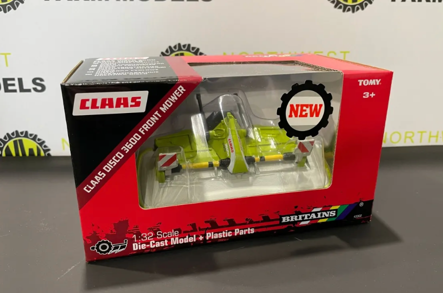 BRITAINS 43302 1:32 SCALE CLAAS DISCO 3600C FRONT MOWER