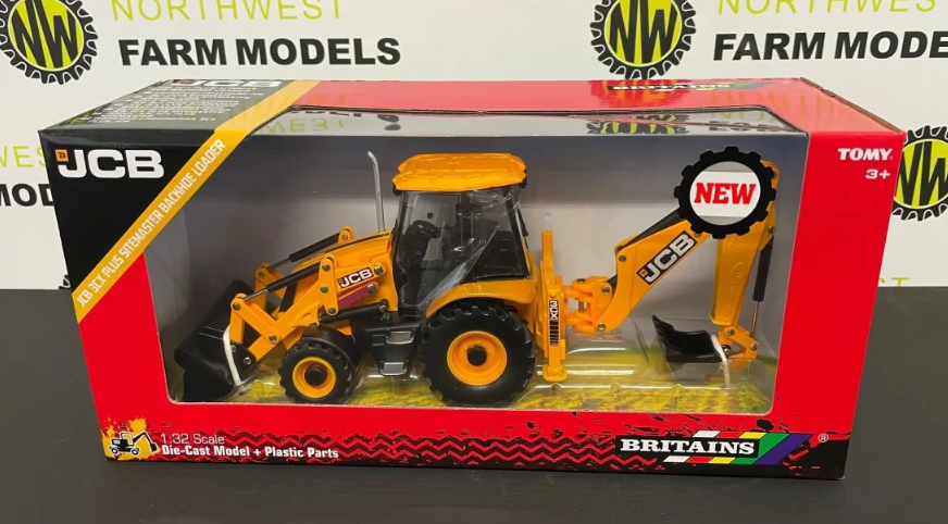 BRITAINS 1:32 SCALE 43343 JCB 3CX SITEMASTER