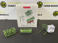 WIKING 1:32 SCALE BRESSEL AND LADE FRONT LOADER ATTACHMENTS (SHEAR GRAB, MUCK GRAB, BAG LIFTER) FENDT COLOURS
