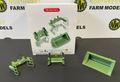 WIKING 1:32 SCALE BRESSEL AND LADE FRONT LOADER ATTACHMENTS (BUCKET, LOG GRAB, BALE LIFTER) FENDT COLOURS