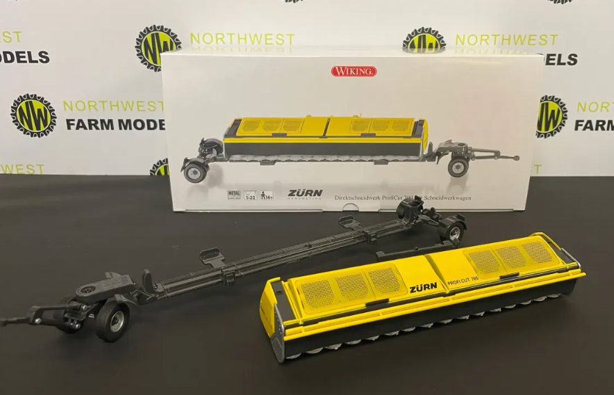 WIKING 1:32 SCALE ZURN PROFICUT DIRECT CUT HEADER WITH TRAILER