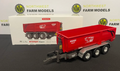 WIKING 1:32 SCALE KRAMPE TRIDEM THL 30 HOOK LIFTER TRAILER WITH BODY