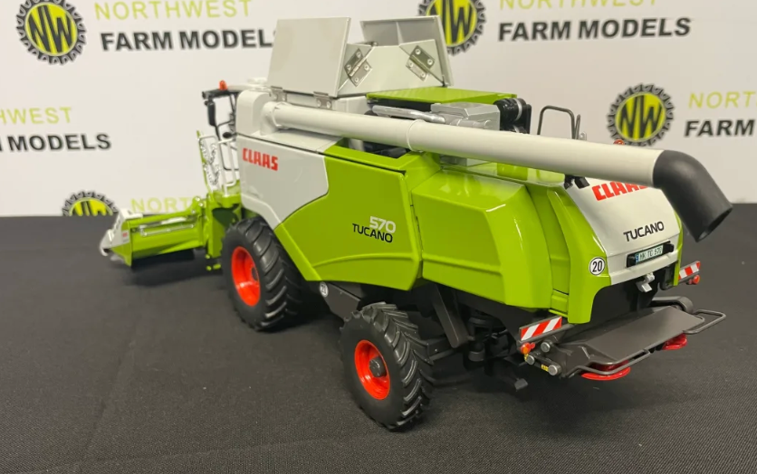 WIKING 1:32 SCALE CLAAS TUCANO 570 COMBINE HARVESTER WITH CONSPEED HEADER