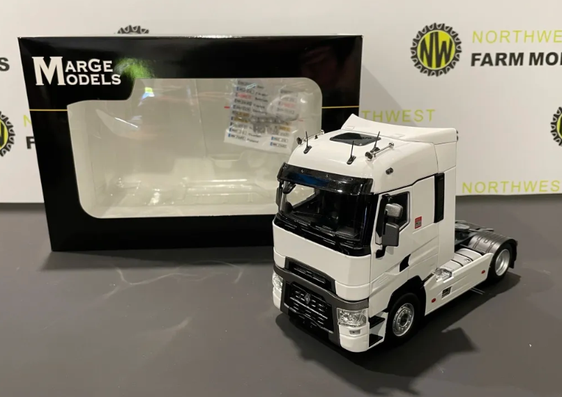 MARGE MODELS 1:32 SCALE RENAULT T-SERIES 4X2 WHITE