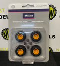 AT COLLECTIONS 3200103 1:32 SCALE MITAS TYRE AND RIM WHEEL SET