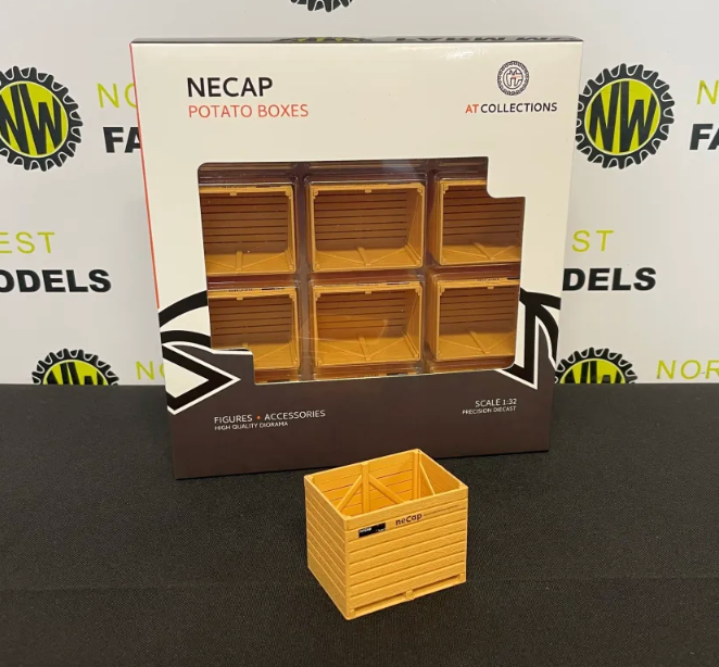 AT COLLECTIONS 3200157 1:32 SCALE NECAP POTATO BOXES (12 PIECES)