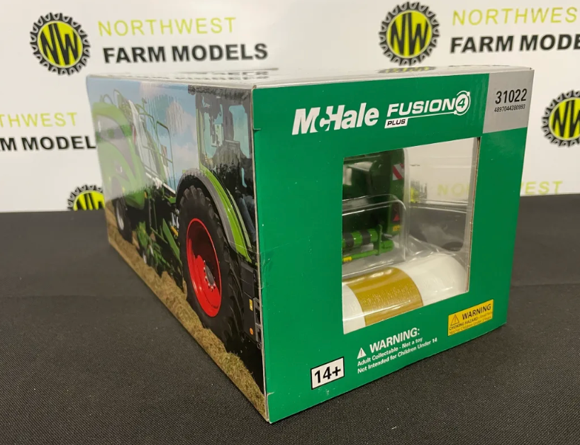 USK SCALEMODELS 31022 1:32 SCALE MCHALE FUSION 4 PLUS BALER/WRAPPER
