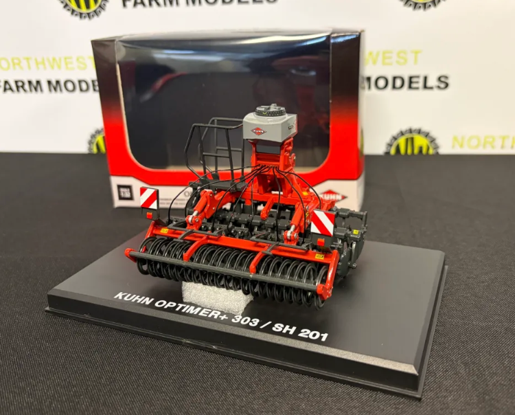 REPLICAGRI 414 1:32 SCALE KUHN OPTIMER 303 / SH201 SEED DRILL