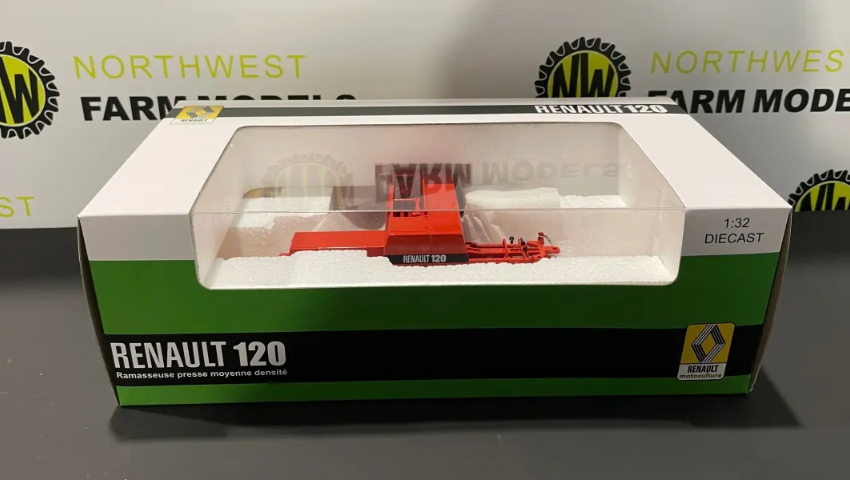 REPLICAGRI 1:32 SCALE RENAULT 120 SMALL SQUARE BALER