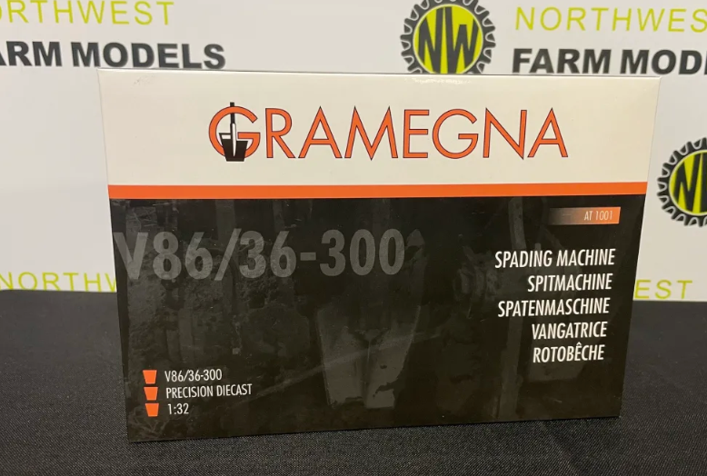 AT COLLECTIONS 1001 1:32 SCALE GRAMEGNA V86/36-300 SPADING MACHINE