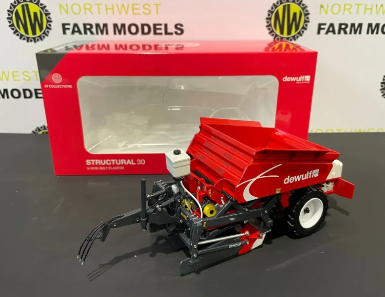 AT COLLECTIONS 3200131 1:32 SCALE DEWULF STRUCTURAL 30 3 ROW BELT PLANTER