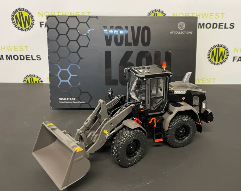 AT COLLECTIONS 3200119 1:32 SCALE VOLVO L60H WHEEL LOADER (BLACK EDITION)