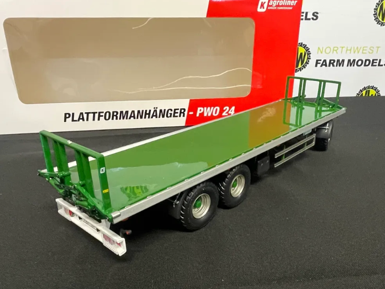 AT COLLECTIONS 3200156 1:32 SCALE KROGER AGROLINER PWO FLAT TRAILER