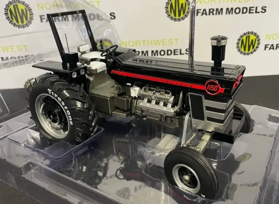 SPECCAST 1:16 SCALE MAS002B MASSEY FERGUSON 1150 WITH DUAL FIRESTONE TYRES - BLACK EDITION
