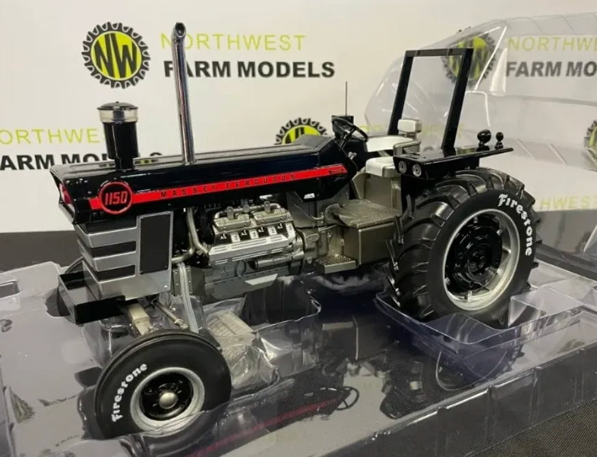 SPECCAST 1:16 SCALE MAS002B MASSEY FERGUSON 1150 WITH DUAL FIRESTONE TYRES - BLACK EDITION