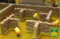 BRUSHWOOD TOYS AUTHENTIC STONE WALLS T-SECTIONS BT3008