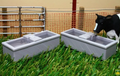 BRUSHWOOD TOYS 1:32 SCALE BT3058 WATER TROUGHS X 2
