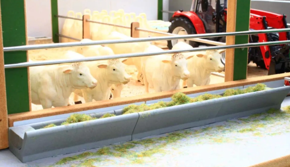 BRUSHWOOD TOYS BT3085 PRECAST CONCRETE FEED CHANNELS (3 PEICES)