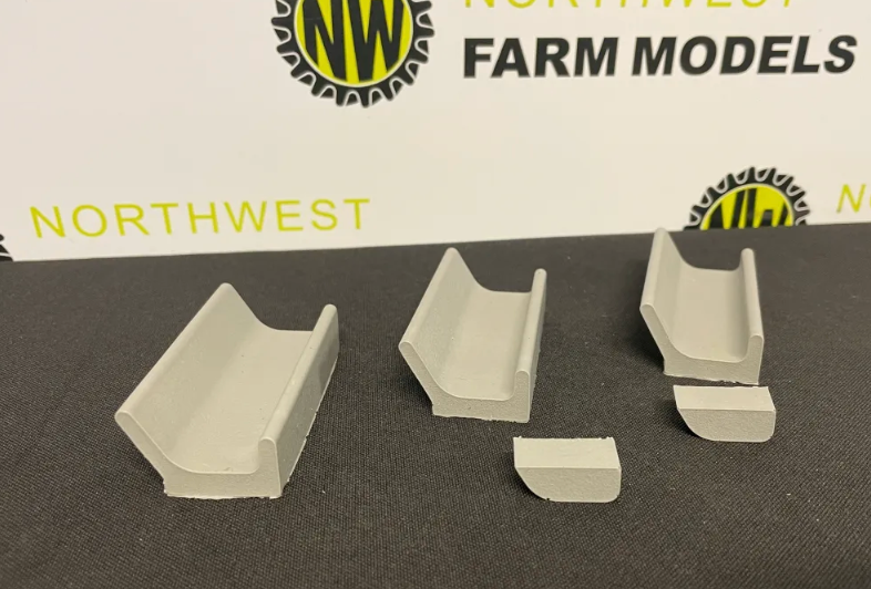BRUSHWOOD TOYS BT3085 PRECAST CONCRETE FEED CHANNELS (3 PEICES)
