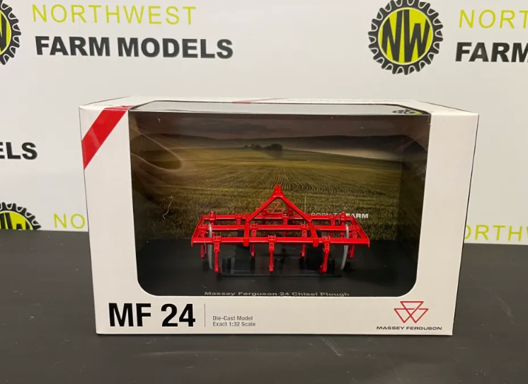 UNIVERSAL HOBBIES 6452 1:32 SCALE MASSEY FERGUSON 24 CHISEL PLOUGH